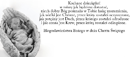 Kochane dzieciątko